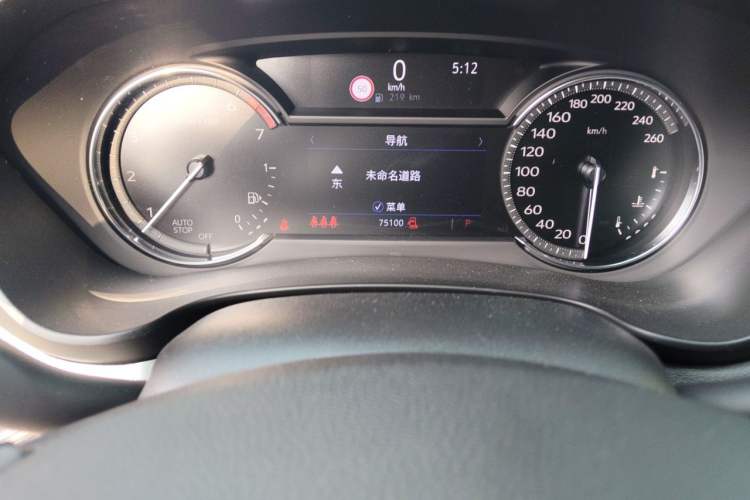 Used Cadillac XT4 2018 28T Two-Wheel Drive Leading Version Odometer Close Up
