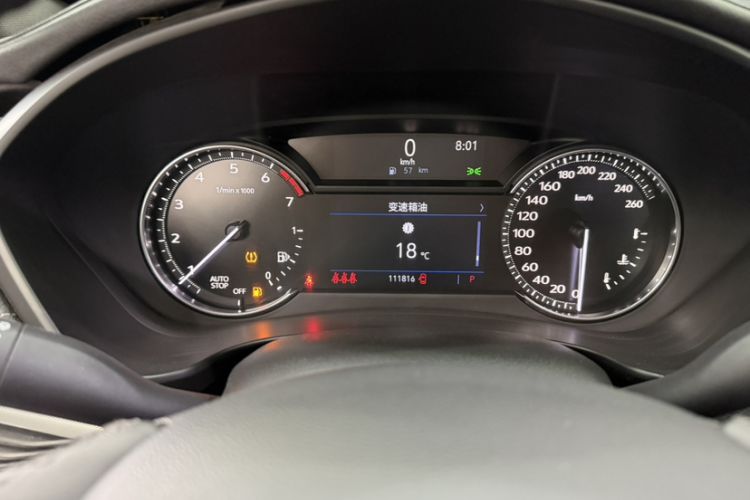 Used Cadillac XT4 2018 28T Two-Wheel Drive Leading Version Odometer Close Up