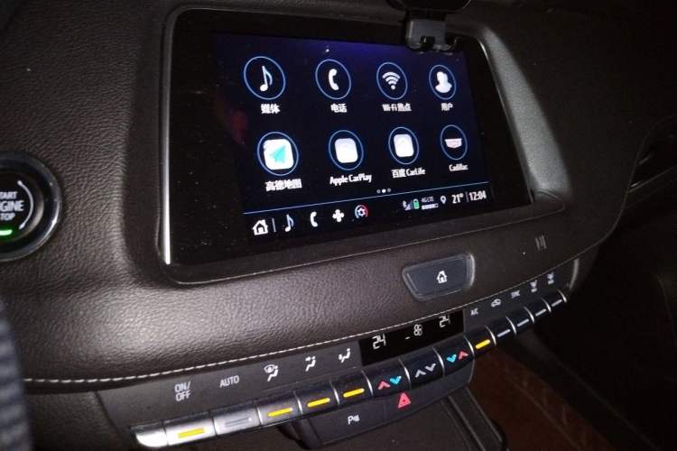 Used Cadillac XT4 2020 Revised Version 28T Two-Wheel Drive Tech Edition Audio And AC Panel