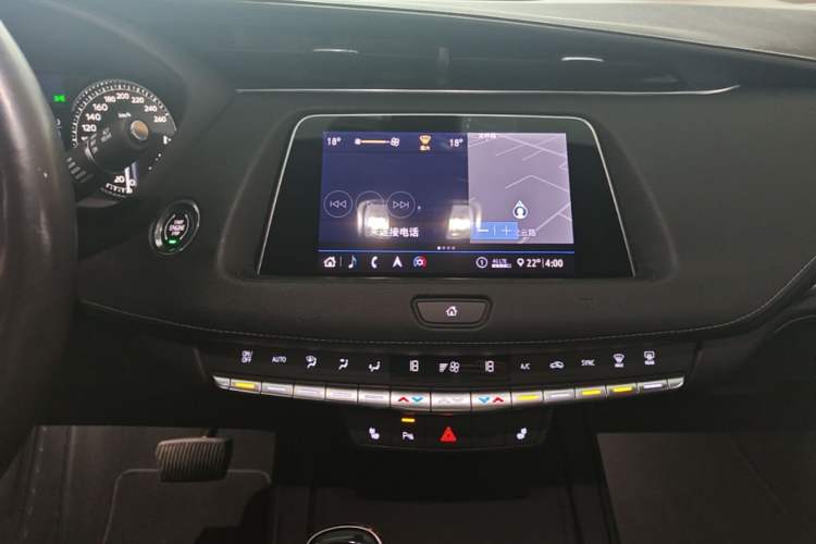 Used Cadillac XT4 2020 28T Two-Wheel-Drive Leading Version Audio And AC Panel