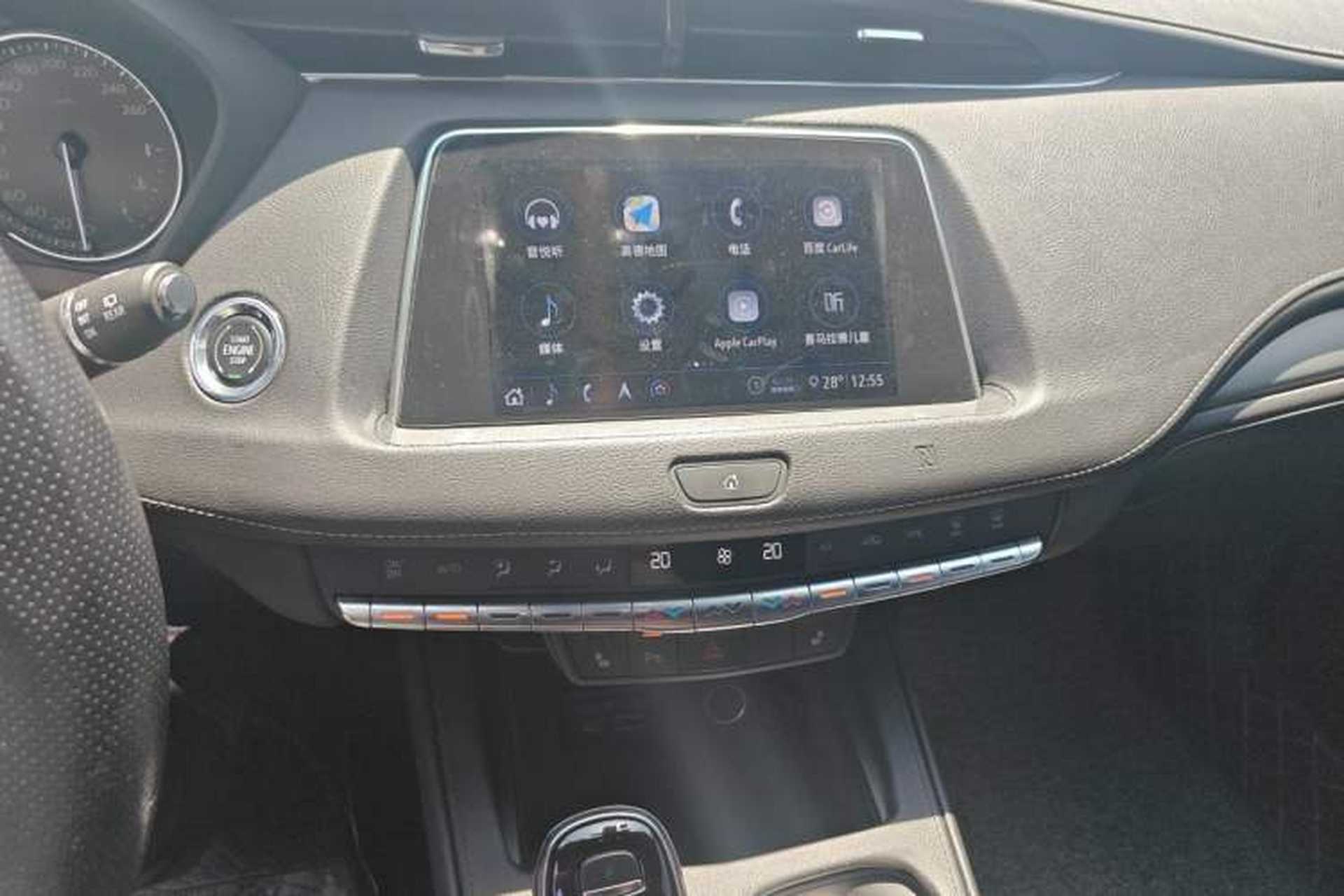Used Cadillac XT4 2020 28T Two-Wheel-Drive Leading Version Audio And AC Panel