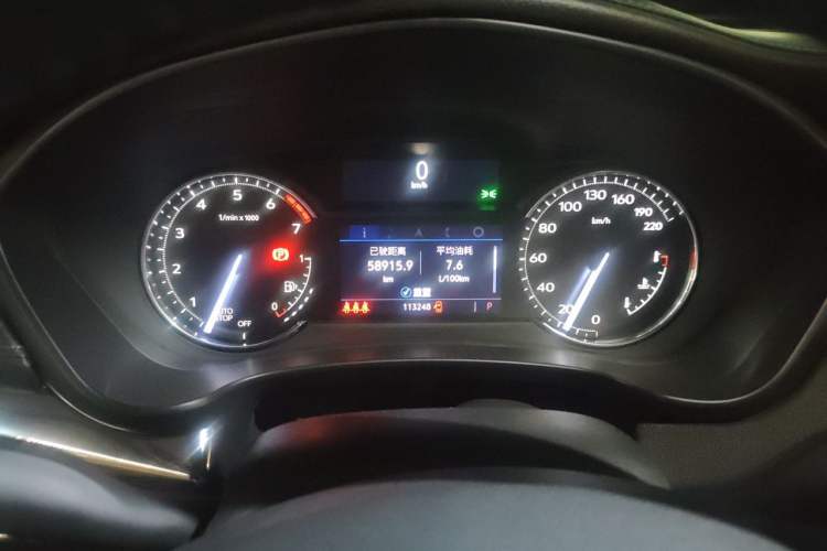 Used Cadillac XT4 2020 Revised Version 28T Two-Wheel Drive Tech Edition Instrument Cluster
