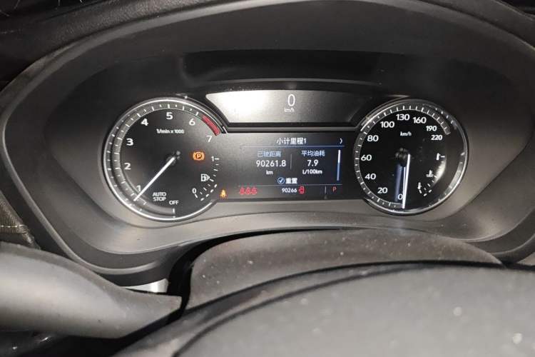 Used Cadillac XT4 2020 Revised Version 28T Two-Wheel Drive Luxury Edition Odometer Close Up