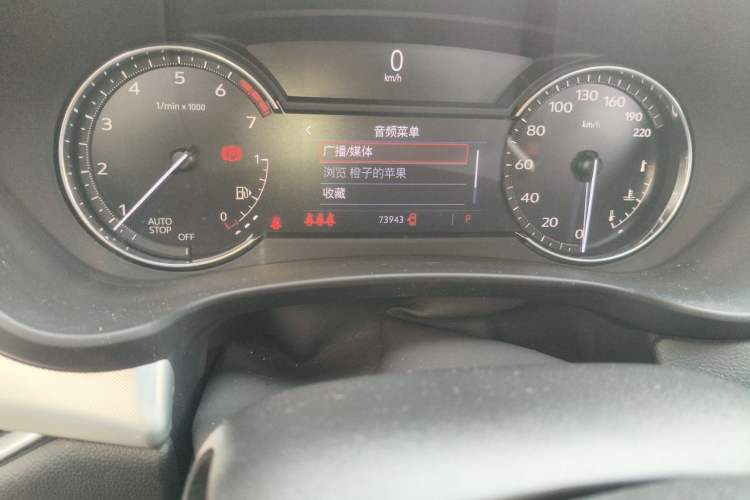 Used Cadillac XT4 2020 Revised Version 28T Two-Wheel Drive Leading Edition Odometer Close Up