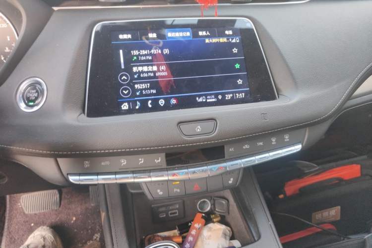 Used Cadillac XT4 2020 Revised Version 28T Two-Wheel Drive Leading Edition Audio And AC Panel