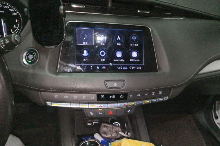 Used Cadillac XT4 2020 Revised Version 28T Two-Wheel Drive Leading Edition Audio And AC Panel