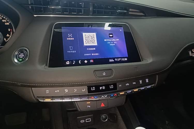 Used Cadillac XT4 2020 Revised Version 28T Two-Wheel Drive Tech Edition Audio And AC Panel