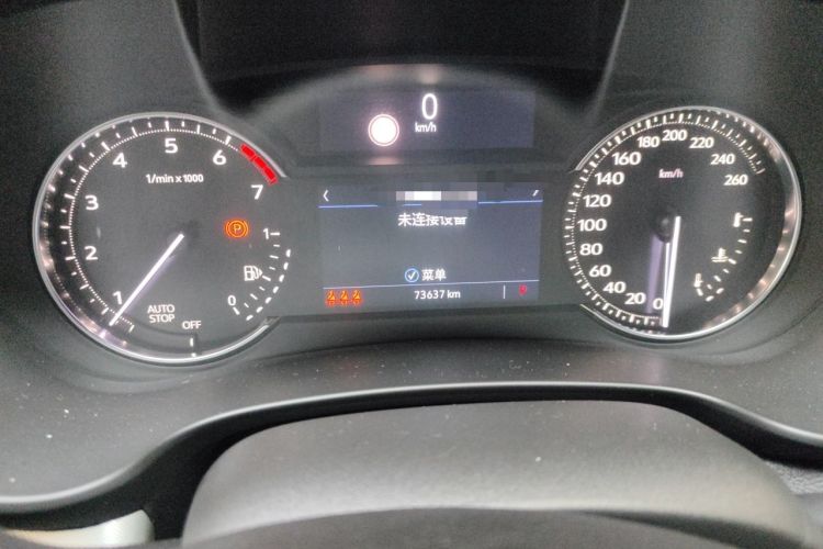 Used Cadillac XT4 2020 28T Two-Wheel-Drive Leading Version Odometer Close Up