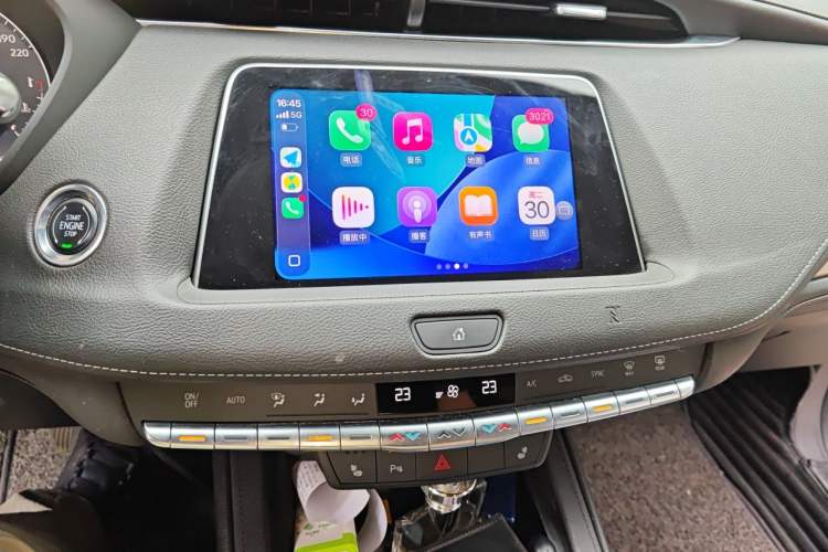 Used Cadillac XT4 2021 28T Two-Wheel Drive Leading Version Audio And AC Panel