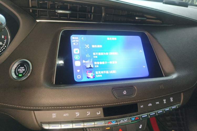 Used Cadillac XT4 2021 28T Two-Wheel Drive Leading Version Audio And AC Panel