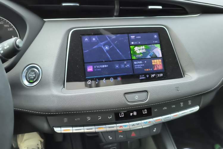 Used Cadillac XT4 2021 28T Two-Wheel Drive Leading Version Audio And AC Panel