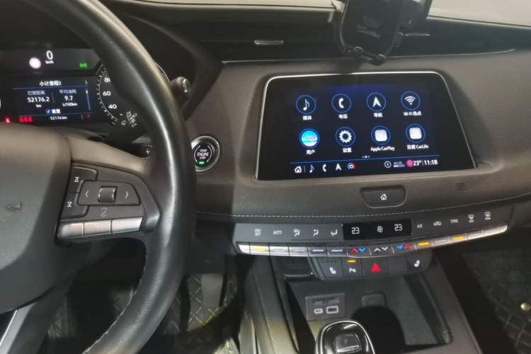 Used Cadillac XT4 2021 28T Two-Wheel Drive Leading Version Audio And AC Panel