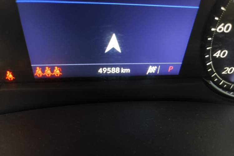 Used Cadillac XT4 2021 28T Two-Wheel Drive Luxury Version Odometer Close Up