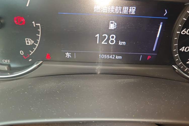 Used Cadillac XT4 2021 28T Two-Wheel Drive Leading Version Odometer Close Up