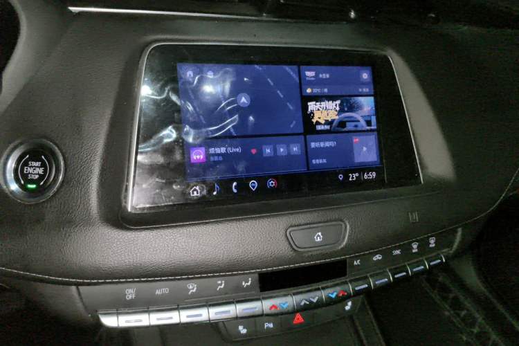 Used Cadillac XT4 2021 28T Two-Wheel Drive Leading Version Audio And AC Panel