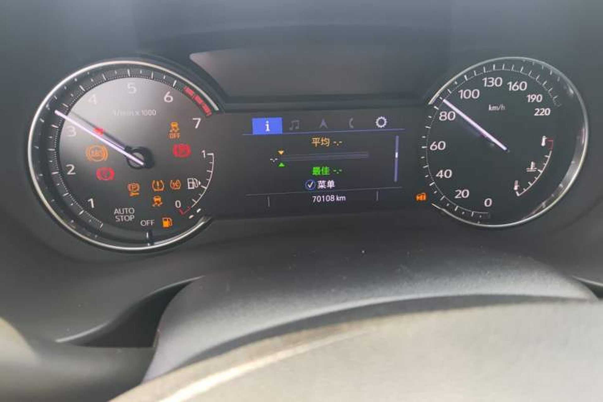 Used Cadillac XT4 2021 28T Two-Wheel Drive Luxury Version Odometer Close Up