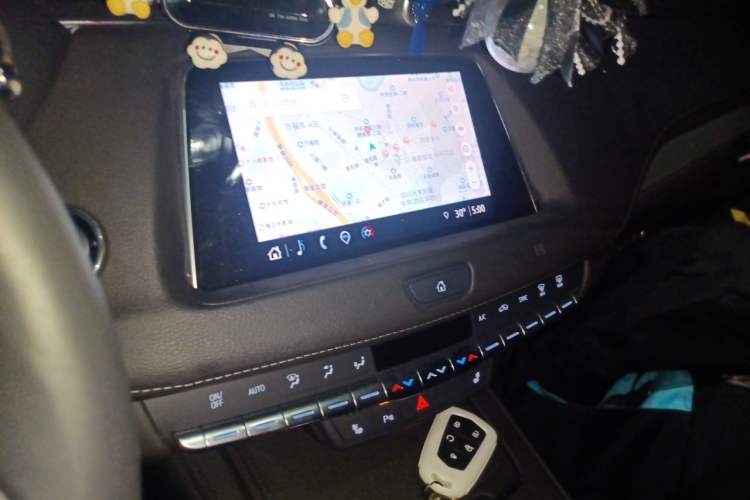 Used Cadillac XT4 2021 28T Two-Wheel Drive Leading Version Audio And AC Panel