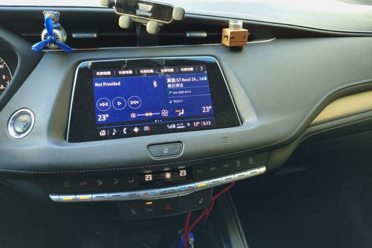 Used Cadillac XT4 2021 28T Two-Wheel Drive Leading Version Audio And AC Panel