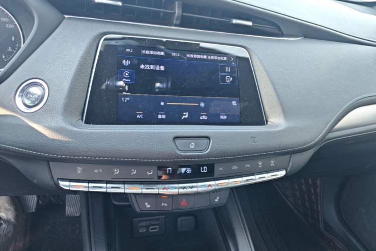 Used Cadillac XT4 2021 28T Two-Wheel Drive Leading Version Audio And AC Panel
