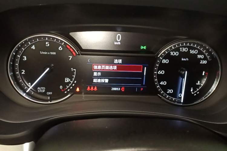 Used Cadillac XT4 2021 28T Two-Wheel Drive Luxury Version Instrument Cluster