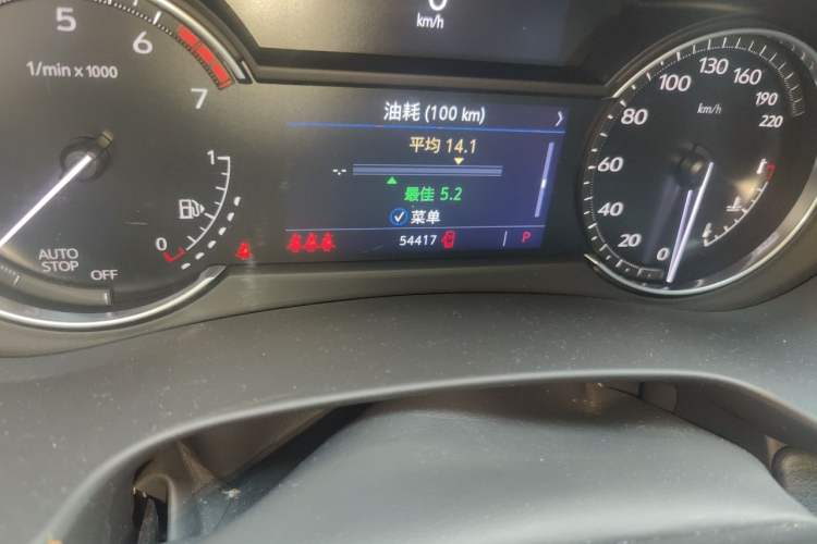 Used Cadillac XT4 2021 28T Two-Wheel Drive Tech Edition Odometer Close Up