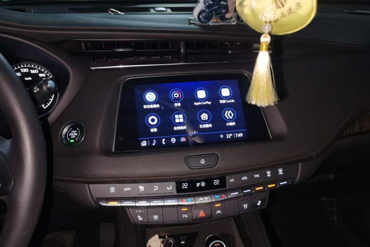 Used Cadillac XT4 2022 28T Four-Wheel Drive Prestige Version Audio And AC Panel