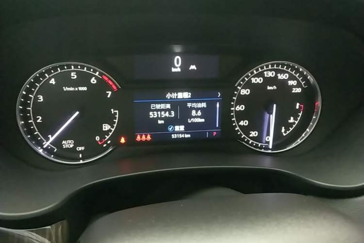 Used Cadillac XT4 2022 28T Two-Wheel Drive Prestige Version Instrument Cluster