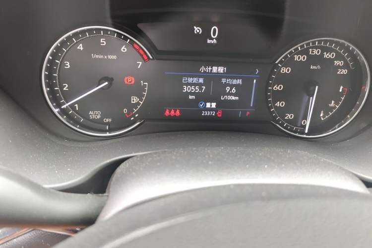 Used Cadillac XT4 2022 28T Two-Wheel Drive Fashion Edition Odometer Close Up
