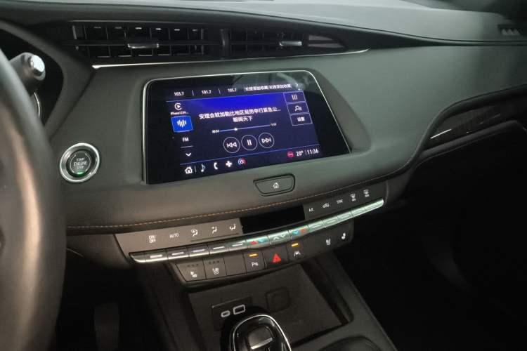Used Cadillac XT4 2023 28T Two-Wheel Drive Prestige Version Audio And AC Panel