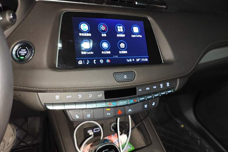 Used Cadillac XT4 2023 28T Two-Wheel Drive Prestige Version Audio And AC Panel