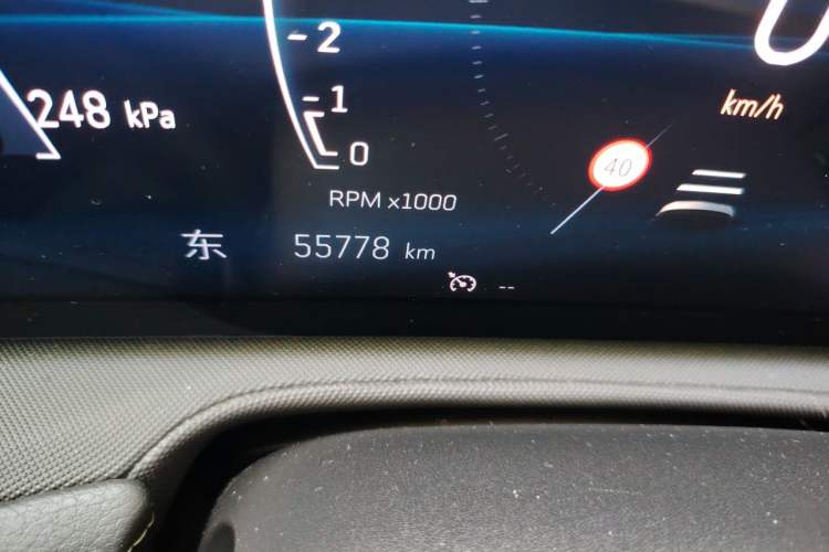 Used Cadillac XT4 2024 25T Two-Wheel Drive Fashion Edition Odometer Close Up