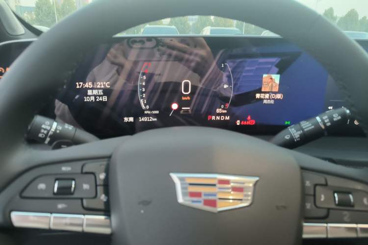 Used Cadillac XT4 2024 28T Two-Wheel-Drive Prestige Version Odometer Close Up