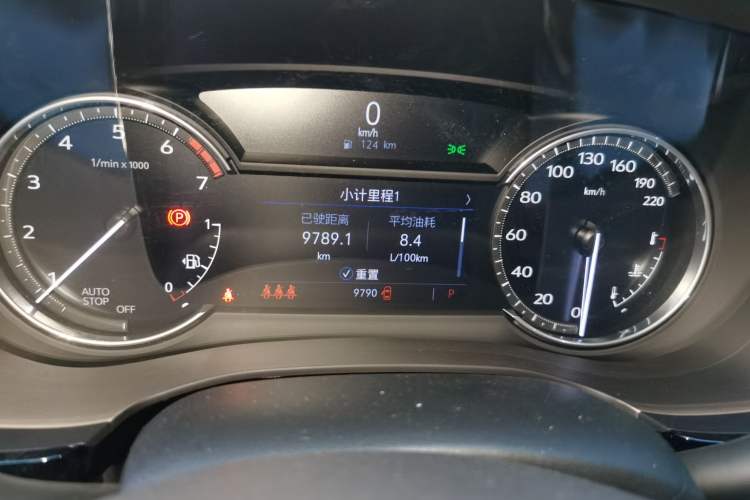 Used Cadillac XT5 2024 2.0T Two-Wheel Drive Fashion Edition Odometer Close Up
