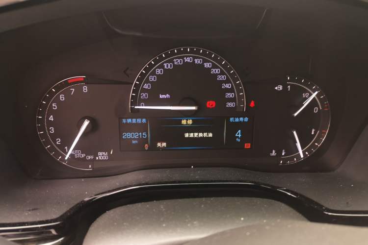 Used Cadillac XT5 2016 28T Four-Wheel Drive Luxury Model Instrument Cluster