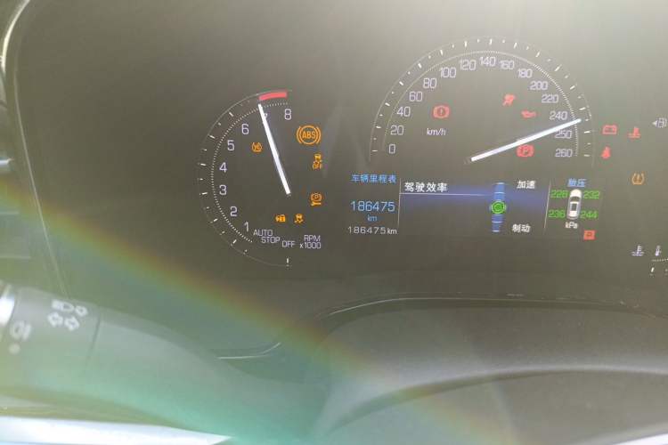 Used Cadillac XT5 2017 Anniversary Edition 25T Tech Model Odometer Close Up