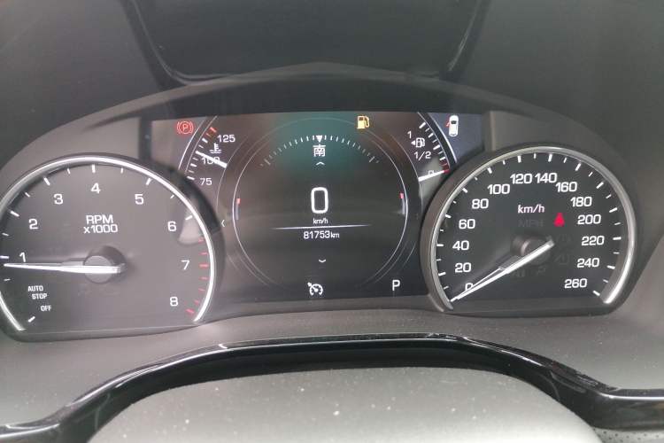 Used Cadillac XT5 2018 28T Four-Wheel Drive Luxury Model Instrument Cluster
