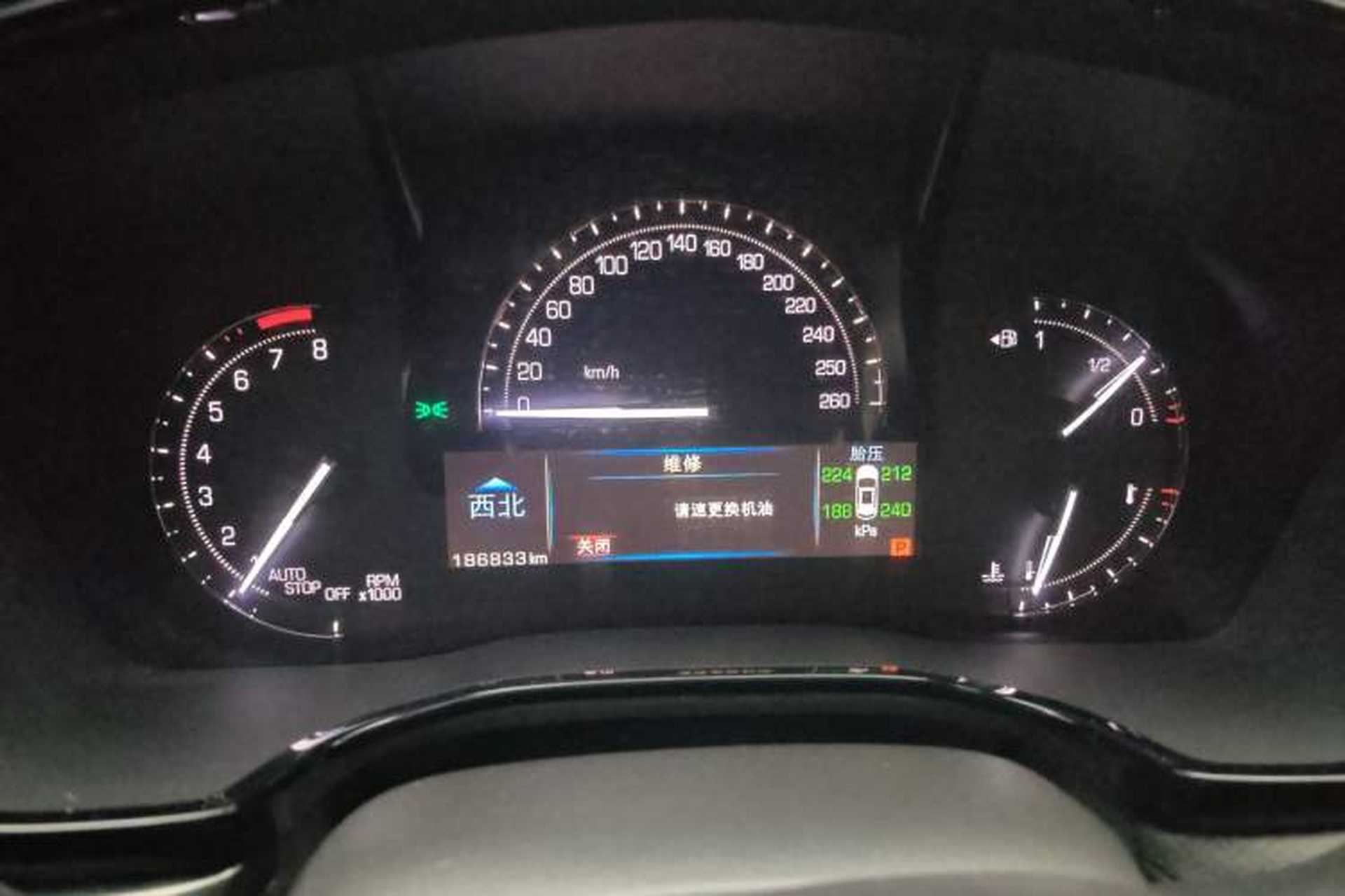 Used Cadillac XT5 2018 28E Four-Wheel Drive Tech Version Instrument Cluster