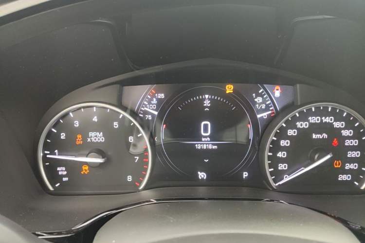 Used Cadillac XT5 2018 28T Four-Wheel Drive Luxury Model Instrument Cluster