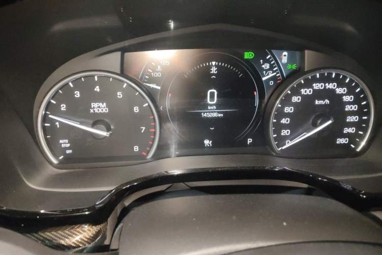 Used Cadillac XT5 2018 28E Four-Wheel Drive Leading Version Odometer Close Up