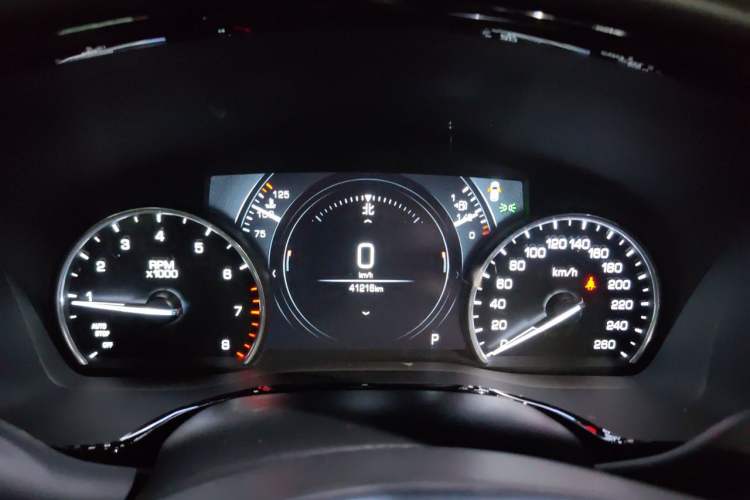 Used Cadillac XT5 2018 28T Four-Wheel Drive Luxury Model Instrument Cluster
