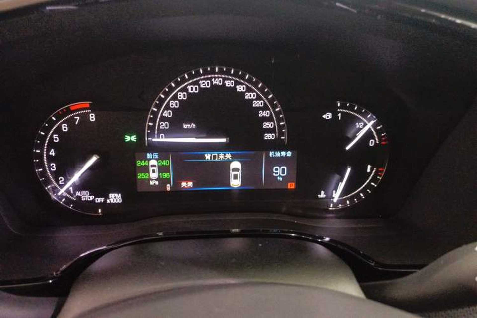 Used Cadillac XT5 2018 28E Four-Wheel Drive Tech Version Instrument Cluster