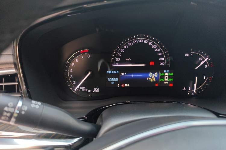 Used Cadillac XT5 2018 28E Four-Wheel Drive Tech Version Instrument Cluster