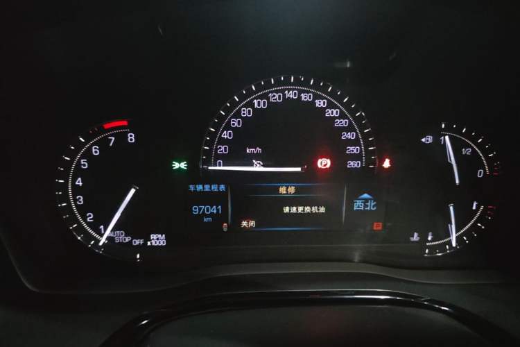 Used Cadillac XT5 2018 28E Four-Wheel Drive Tech Version Instrument Cluster