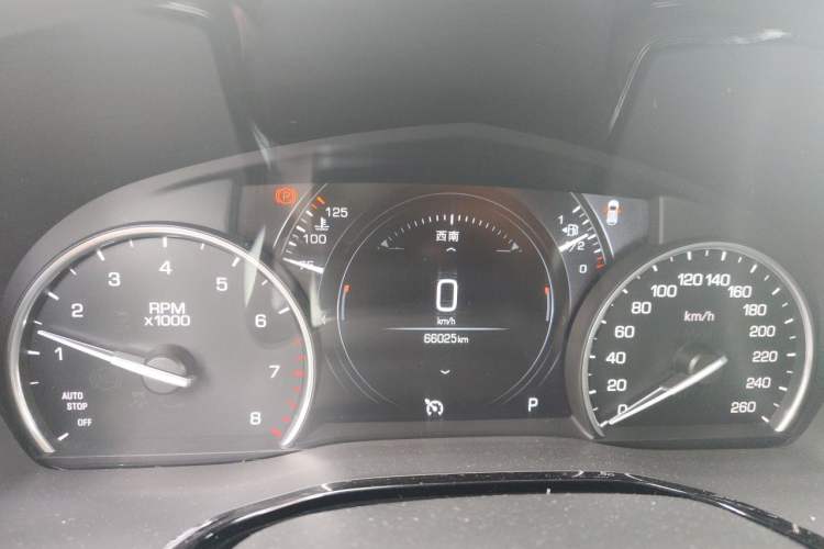 Used Cadillac XT5 2018 28T Four-Wheel Drive Luxury Model Instrument Cluster