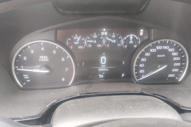 Used Cadillac XT5 2018 28T Four-Wheel Drive Luxury Model Instrument Cluster