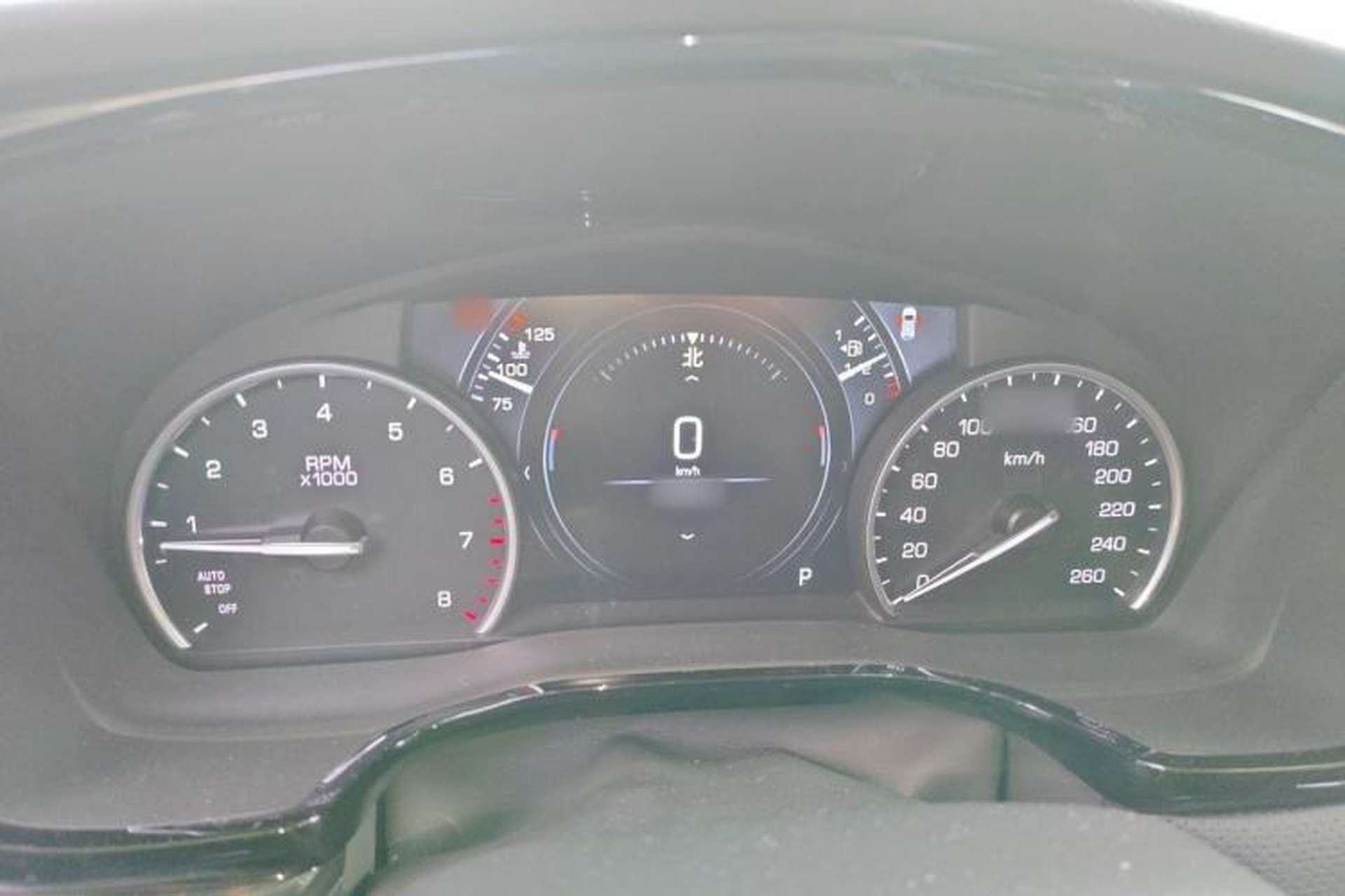 Used Cadillac XT5 2018 28T Four-Wheel Drive Luxury Model Instrument Cluster