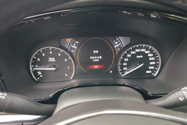 Used Cadillac XT5 2018 28T Four-Wheel Drive Luxury Model Instrument Cluster