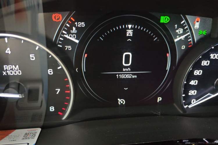 Used Cadillac XT5 2018 28E Four-Wheel Drive Leading Version Odometer Close Up