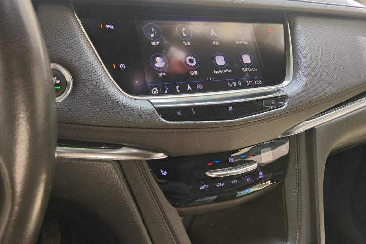 Used Cadillac XT5 2020 28T Four-Wheel Drive Luxury Version Audio And AC Panel