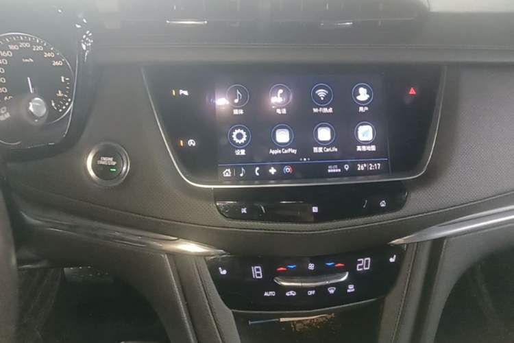 Used Cadillac XT5 2020 28T Four-Wheel Drive Tech Version Audio And AC Panel